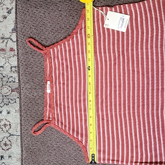 A.N.A. WOMENS PLUS SIZE "FIRE CORAL STRIPE" SUMMER TANK SIZE EXTRA LARGE XL - Picture 7 of 11